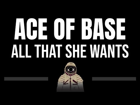 Ace Of Base • All That She Wants (CC) 🎤 [Karaoke] [Instrumental]