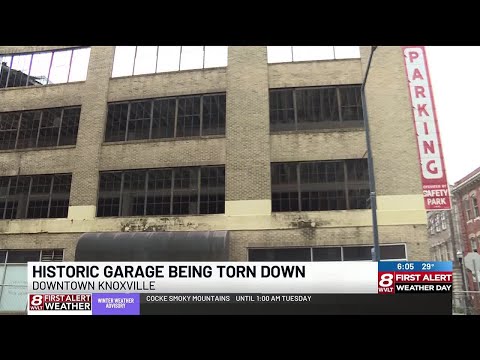 Historic Pryor Brown Garage in downtown Knoxville set to be demolished