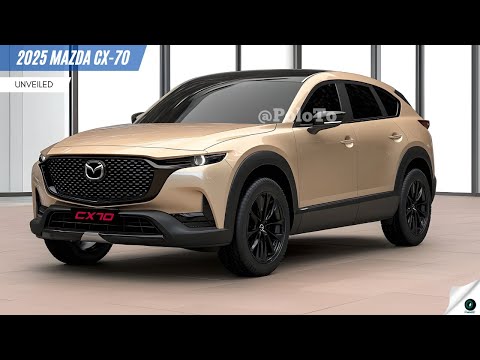 2025 Mazda CX-70 Unveiled - will it use a wider platform than its predecessor?