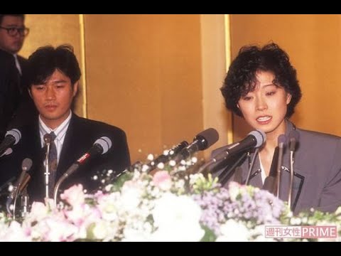 （動画）　金屏風記者会見　近藤真彦　中森明菜