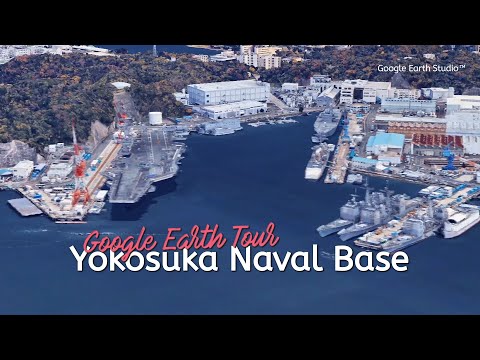 Yokosuka: Google Earth Studio tour (HD)