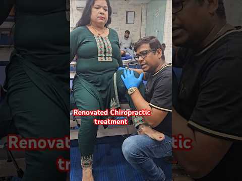 Renovated Chiropractic treatment #drrajneeshkant #worldfamouschiropractor