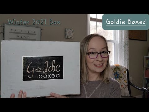 Goldie Boxed Unboxing of the Winter 2021 Box #goldieboxed #winterbox #winter2021box