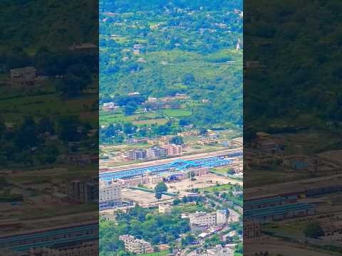 🔱Katra Railway🛤️Station🚂🚋 #nature #mountains #sky #india #travel #jammu #indianrailways #sky