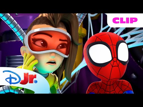 Marvel's Spidey and his Amazing Friends | Spidey & Doc Ock Team Up | @disneyjr