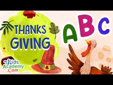 ABC Song - Thanksgiving Day Special. ABC for Kids. Kids Academy