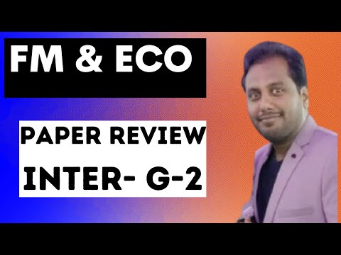 |FM & Eco Paper Super Duper Maza AA Gya| FM &  Eco Paper Review CA inter Group-2| Now What Next|