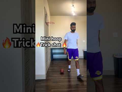 Mini hoop  #nba #nbaplayoffs #nbabasketball #basketball #basketballgame #lebron #lakers #hooper