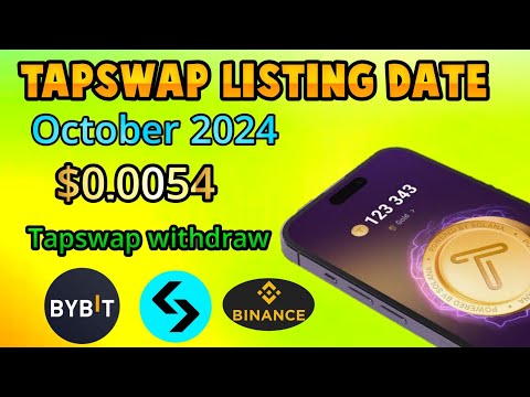 TAPSWAP New Update | TAPSWAP Airdrop Listing & Withdraw | TAPSWAP Price Prediction #tapswap