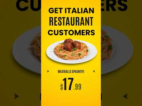 How to get clients for an Italian restaurant