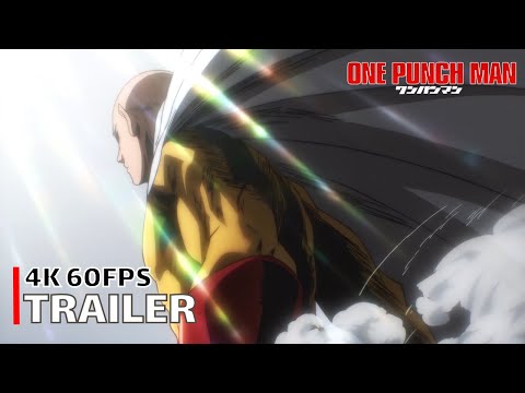 One Punch Man - Season 3 Announcement Trailer | 4K 60FPS Creditless | CC