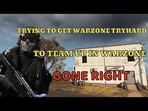 *NEW* TRYING TO TEAM UP WITH WARZONE TRYHARD - GONE RIGHT #shorts