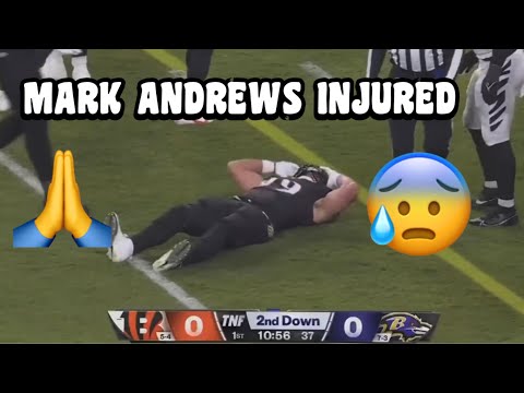 Mark Andrews ANKLE INJURY Vs Bengals 😰🙏 Ravens vs Bengals 2023 highlights