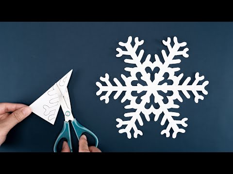 Paper Snowflake #83 | How to make Snowflakes out of paper | Christmas Crafts