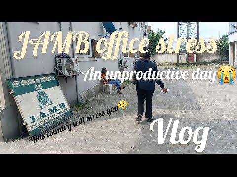 A Day in my life at jamb office |unproductive |Nigerian&stress 🤞|twist and turns