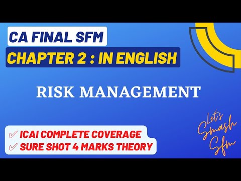 CA Final AFM Theory👉 Chapter 2- Risk Management (in English)