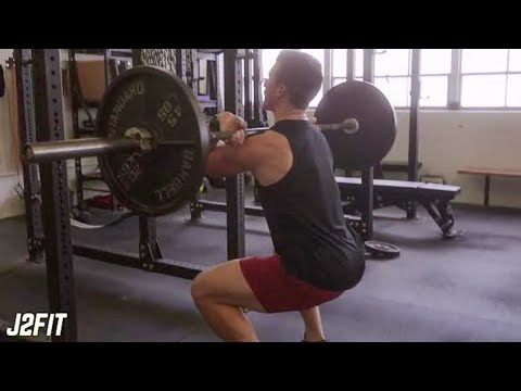 Unlock Quad Gains: Heel Elevated Front Squats For Better Flexibility & Form | J2FIT