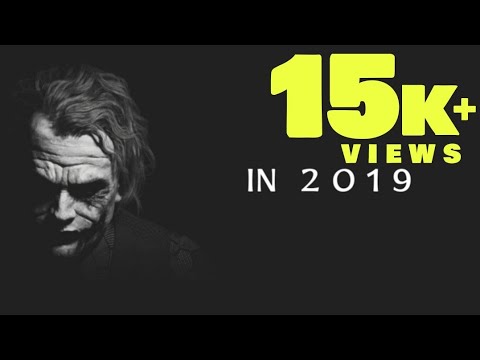 Joker Attitude Status 2019 || For 2019 || New Whatsapp Status 2019