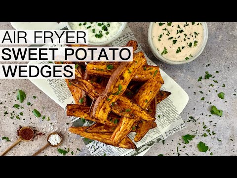 AIR FRYER SWEET POTATO WEDGES