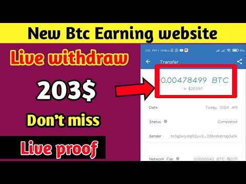 🔴Live proof | 203$ Instant withdraw | Earn money online | Bitcoin earning website | Crypto airdrop