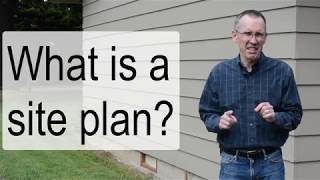 What is a site plan? (garage addition)