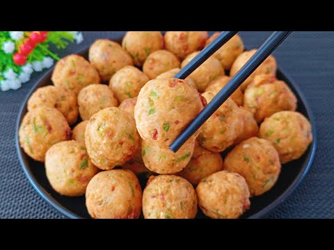 Crispy Fried Radish Balls - No Flour or Starch Needed!