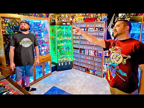 Guest Bedroom Transformed into GAMERS PARADISE! (GameRoom Tour)