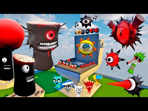 🚽 BIG TOILET SPARTAN KICKING EVOLUTION OF MR SUN TREE COMPUTER SPRUNKI INCREDIBOX in Garry's Mod !