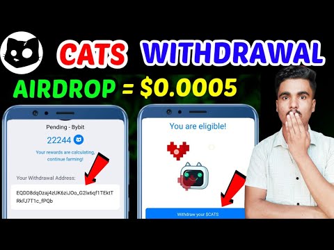 Cats $Cats Token Withdrawal start | Cats You are eligible | Cats Token Withdrawal into bank account