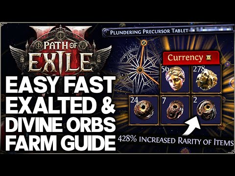 Path of Exile 2 - How to Get FAST EASY Divine, Exalted & Jeweller's Orbs - Best OP Farm Trick Guide!