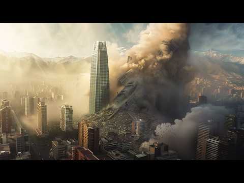 Terrifying Moment Skyscrapers Sway in Massive Chile Earthquake! Shocking Footage