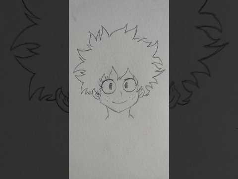 Drawing Deku | My hero academia #myheroacademia #anime #shorts