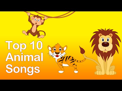 TOP 10 ANIMAL SONGS | Compilation | Nursery Rhymes TV | English Songs For Kids