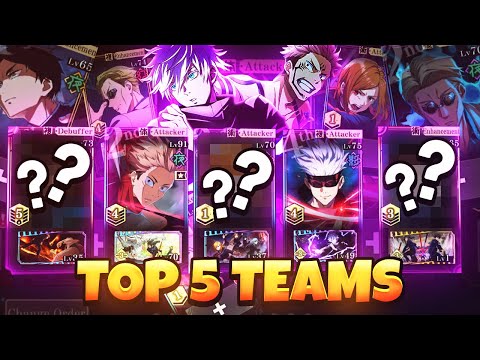 TOP 5 *BEST TEAMS* TO USE IN GLOBAL THAT ARE *OP* IN JJK: Phantom Parade