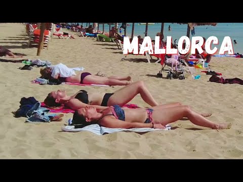 Mallorca MAJORCA| Beach walk | Playa de Palma - S'Arenal  SUMMER 2022 4K 🏖️🇪🇸