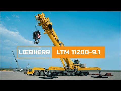 LTM 11200-9.1 - the strongest telescopic mobile crane from Liebherr