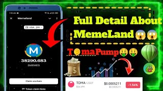 🚨Tomarket premarket price Pump 📊|| memes price down reason 🤔|| memeland token ful Detail