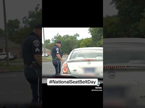 Check out Sgt. Green educating citizens on the use of seat belts recently for #NationalSeatBeltDay