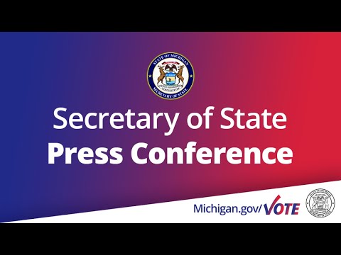 Secretary of State Pre-Election Press Conference