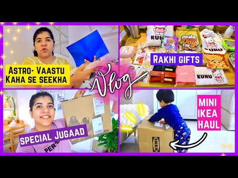 Vlog : From where i learnt Occult ! Mini Ikea Haul ! Sick 🤒🤢days ! New Clothes Organisation