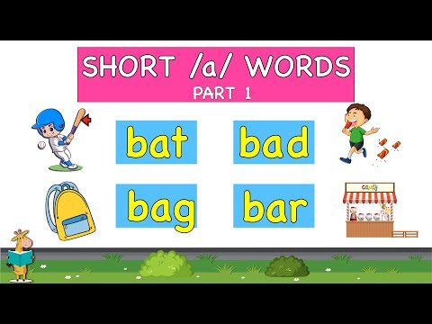 CVC WORDS || Letter Aa (Kinder & Grade 1)-PART 1