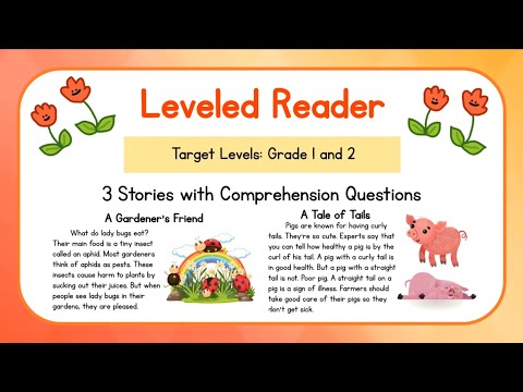 Reading for Grade 1 and Grade 2 | Reading Comprehension | Learn English Through Stories (Set 16)