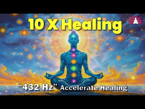 432 Hz Accelerate Healing 10x Healing: Complete Physical Restoration, Boost Recovery, Binaural Beats