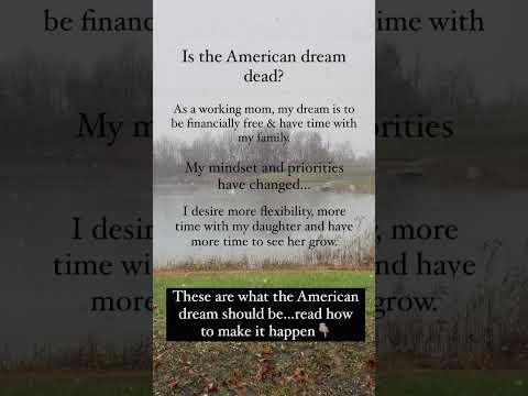 The American dream is dead...or is it?  #digitalmarketing #digitalproducts #shortsviral