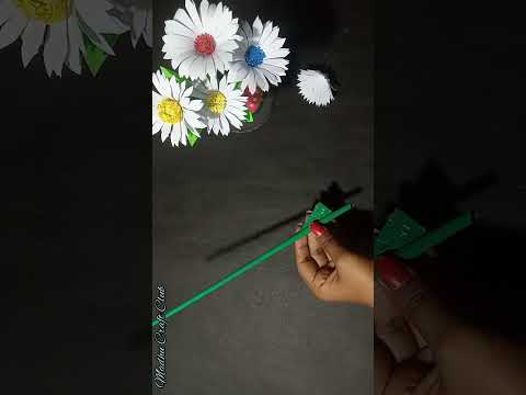 how to make paper flowers #shorts #youtubeshort #viralshorts #diy #papercrafts