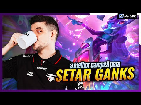 Seria LISSANDRA a melhor campeã pra SETUP DE GANKS da mid lane?! ❄️