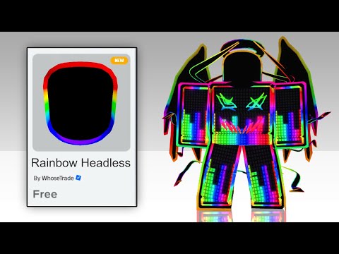 HURRY! 28 BEST FREE RAINBOW HEADLESS & FREE ITEMS ON ROBLOX 2024