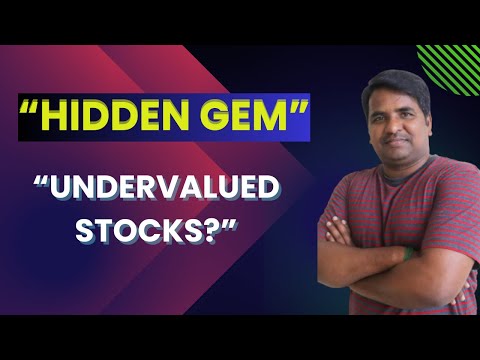 Stock Market "Hidden Jem" - Under Valued Stocks | Tamil | How To Find Quality Stocks?