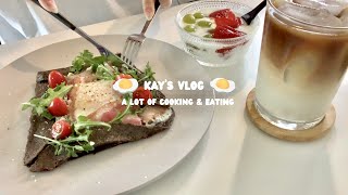 【Vlog】🌼アメリカに暮らす２５歳の日常🌼/英語でVlog/料理/ASMR/生活音