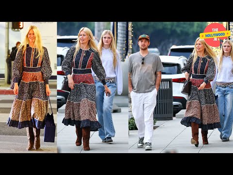 CLAUDIA SCHIFFER ENJOYS FAMILY SHOPPING DAY WITH SON AND DAUGHTER IN BEVERLY HILLS!!!